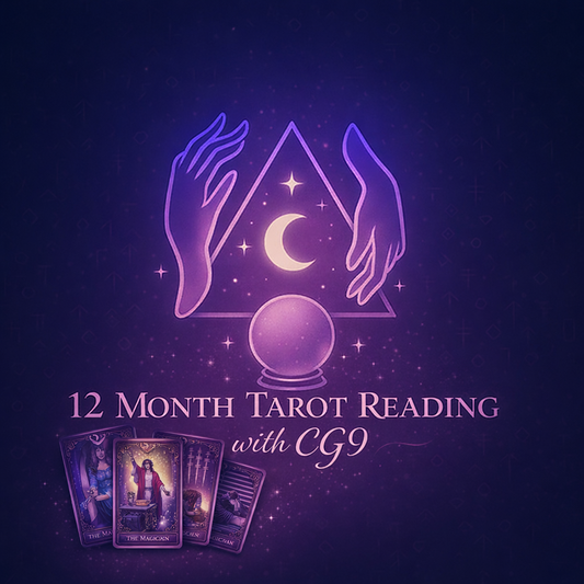12 month Tarot reading with CG9